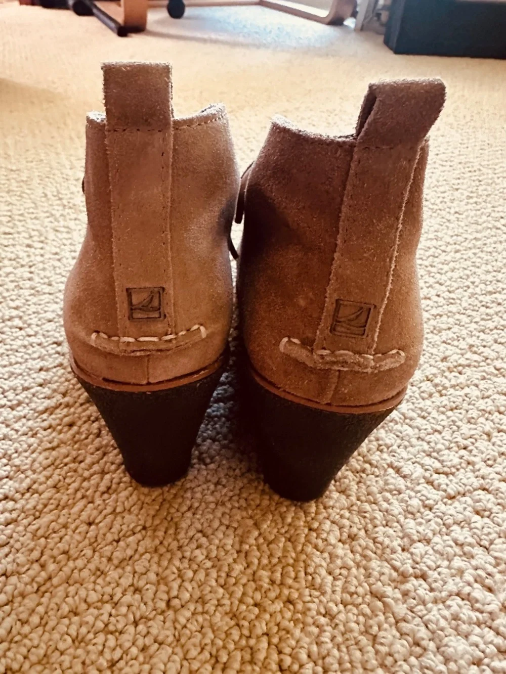 Sperry Tan Suade shoes